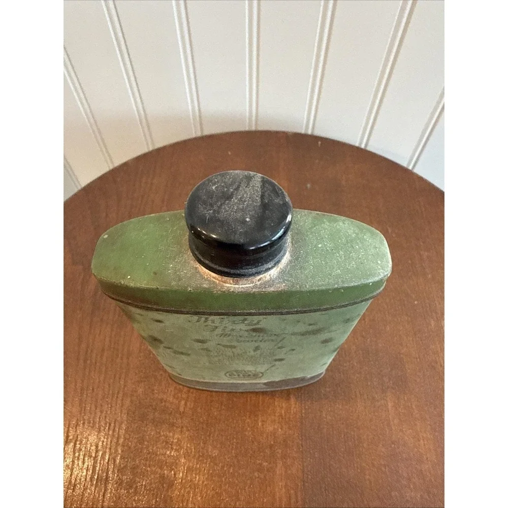Vintage Thirty Five After Shave Powder Tin Barber Shop Advertising c. 1930s-40s
